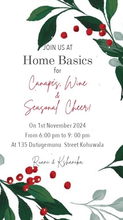 Home Basics Invitation